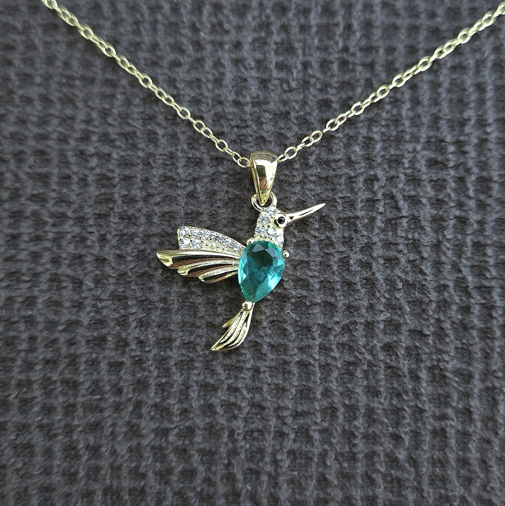 Cote d'Argent Hummingbird🪶 Pendant Necklace - NWT - Picture 15 of 16